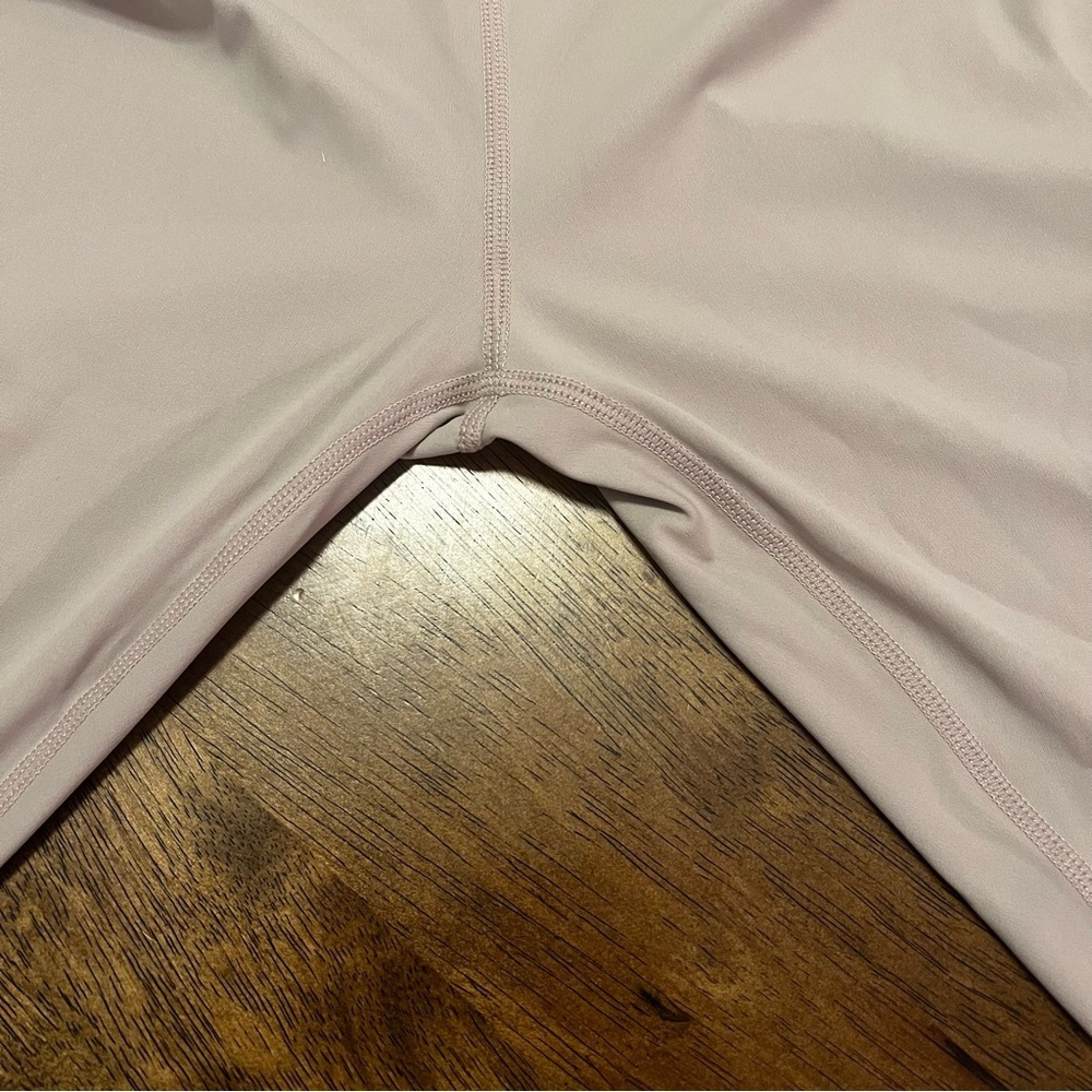 LA Society High Rise Taupe Brown Gray High-Waisted Leggings L Workout Athletic - Picture 4 of 9